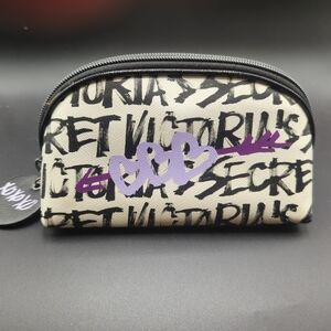 Victoria's Secret Purse / Makeup / Cosmetic - XOXO Black & White